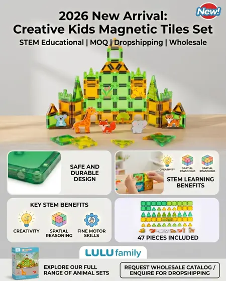 Magnetic Tiles Set