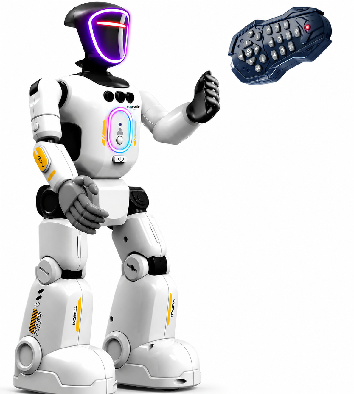 Wholesale Interactive Gesture Sensing Voice Recording LED Faces Music Walking Dancing Remote Control Robot Toy Bulk From LuluFamily China Factory