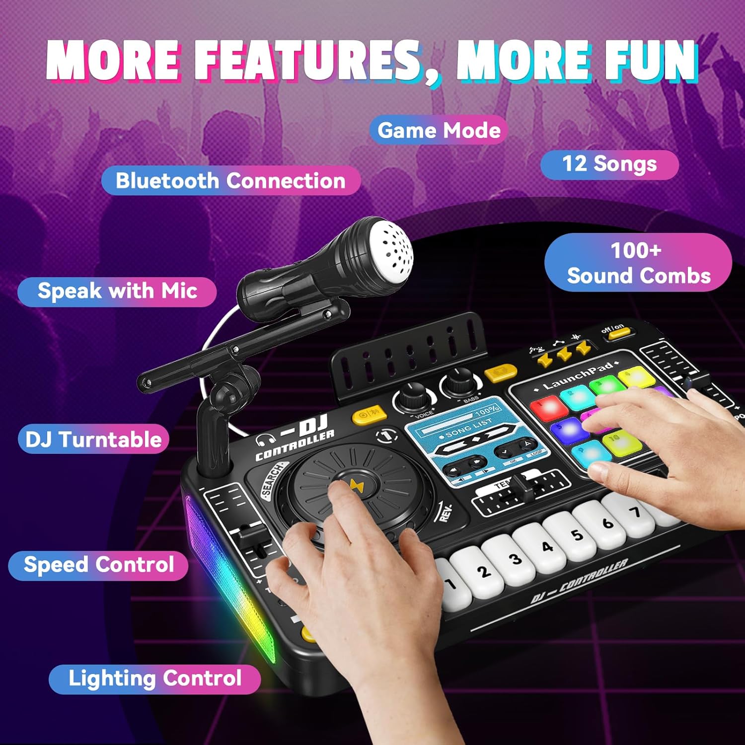 Wholesale Kids DJ Mixing Table Toy - Image 7