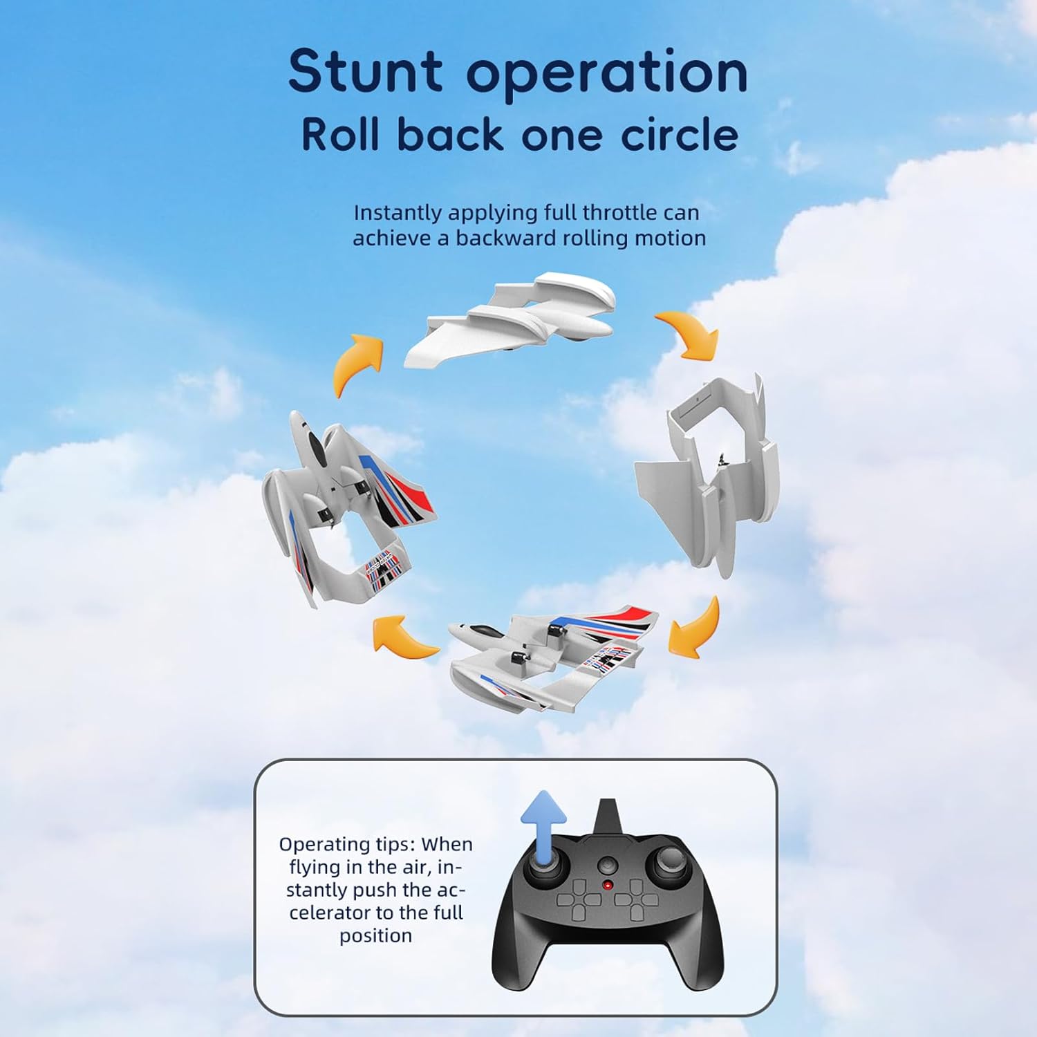 Wholesale 2.4GHz 2CH EPP Foam 3 in 1 RC Airplane for Water Land and Air - Image 8