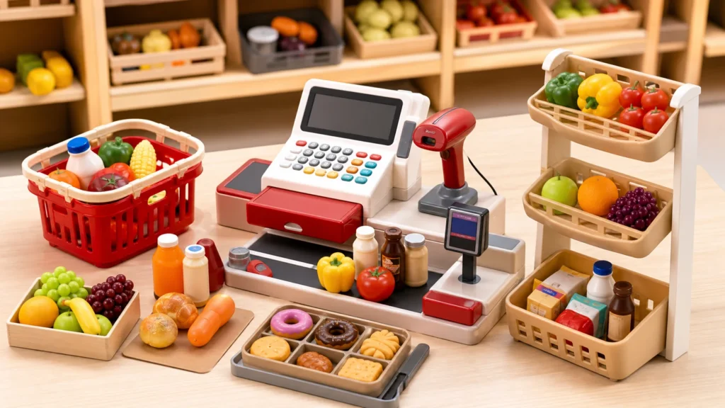 Cash Register and Supermarket Sets